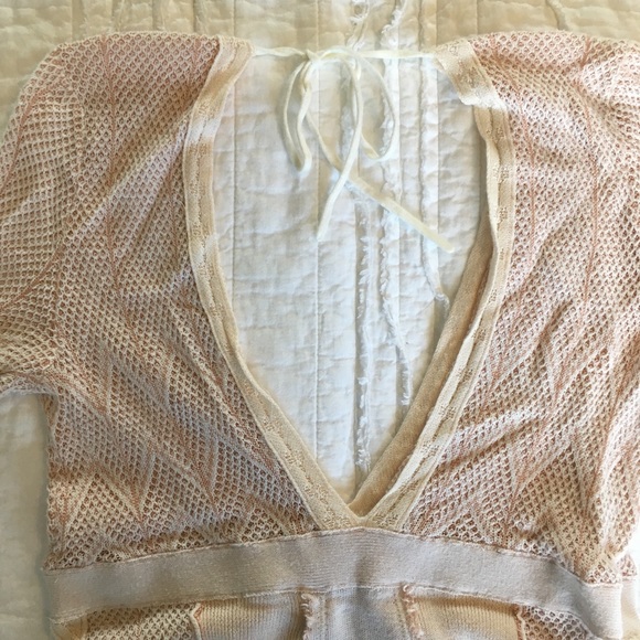 •Light Pink V Cut Free People Dress• - Picture 3 of 3